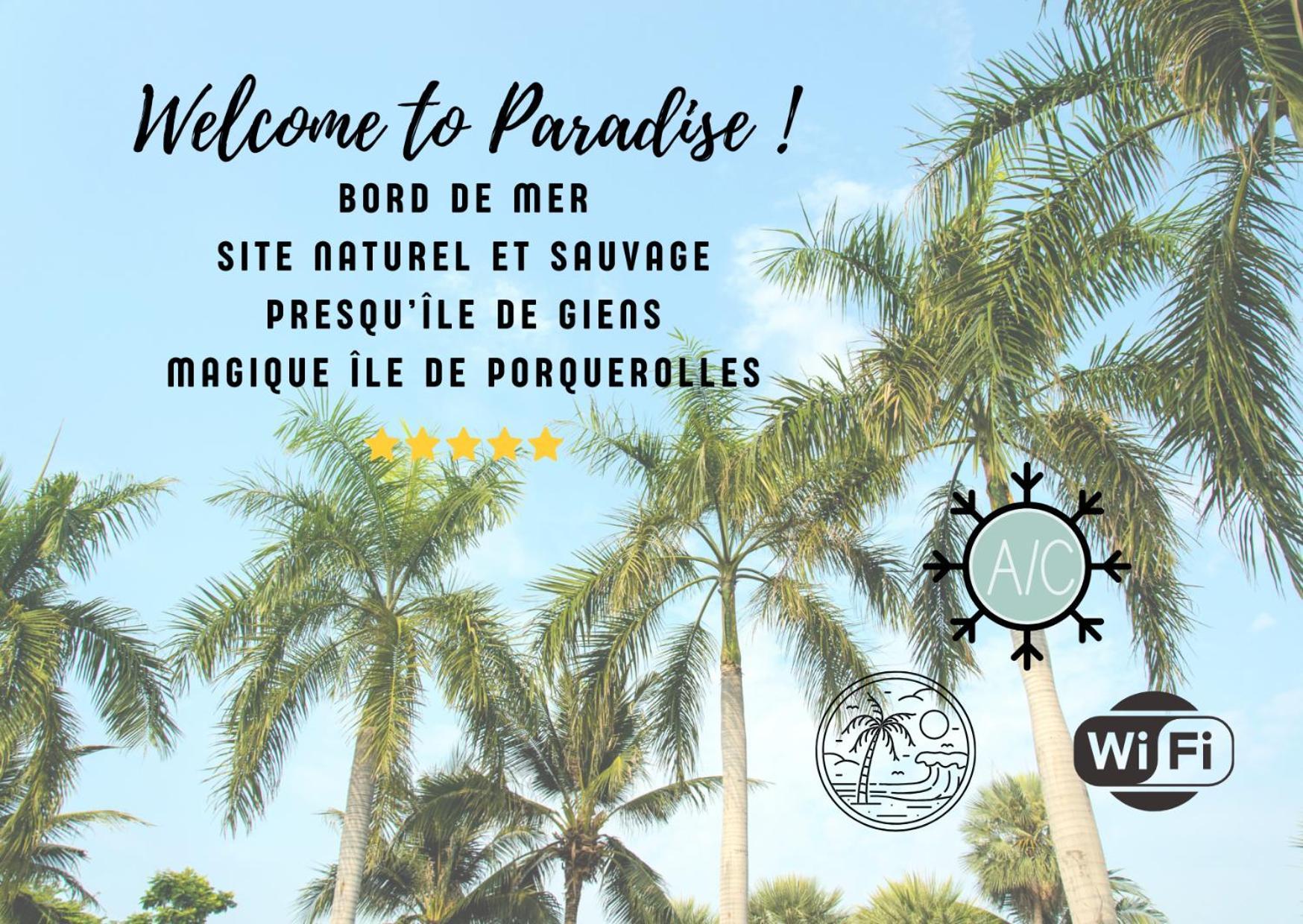 L'Instant Mer - Bord De Mer - Studio Avec Grand Jardin A La Capte Hyères Zewnętrze zdjęcie