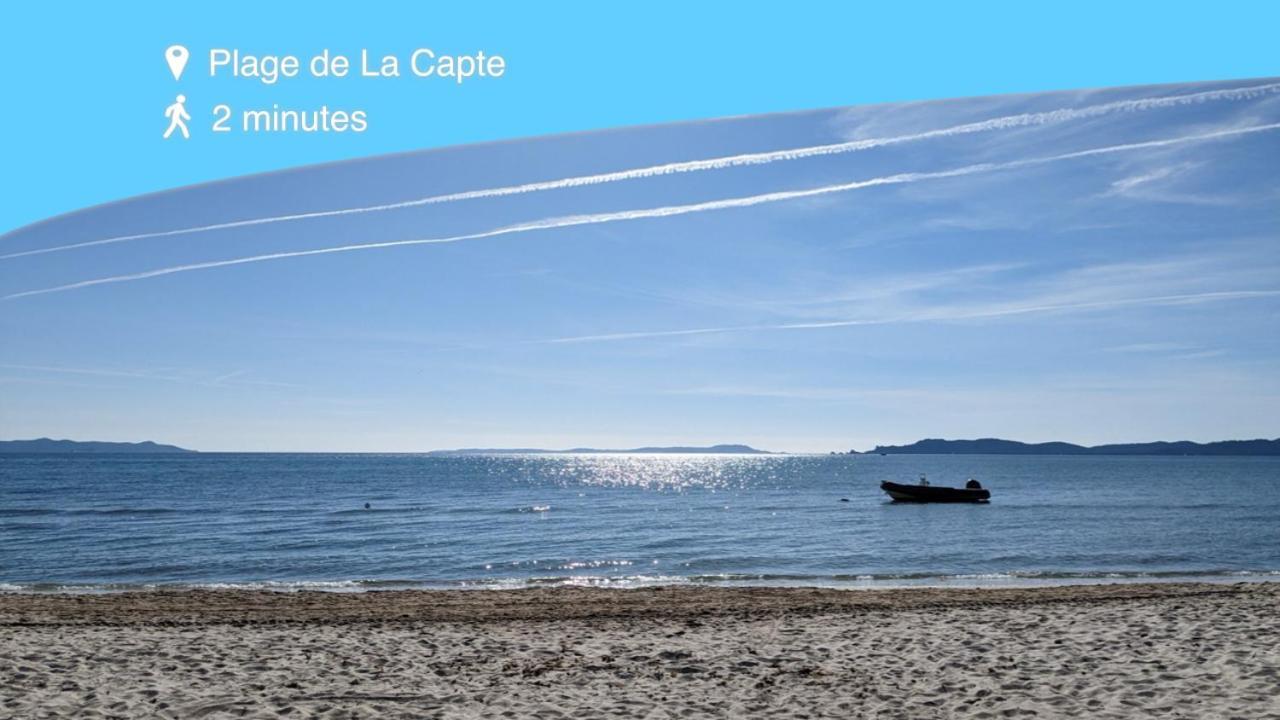 L'Instant Mer - Bord De Mer - Studio Avec Grand Jardin A La Capte Hyères Zewnętrze zdjęcie